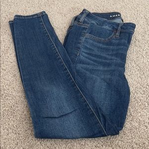 Worn once- American Eagle high rise jegging